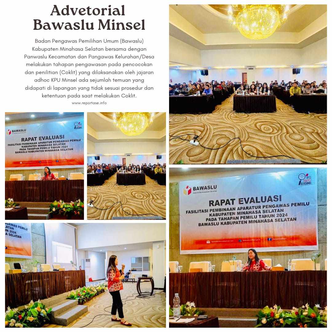 Advetorial2 Badan Pengawas Pemilihan Umum (Bawaslu) Kabupaten Minahasa Selatan bersama dengan Panwaslu Kecamatan dan Pengawas Kelurahan/Desa melakukan tahapan pengawasan pada Pencocokan dan Penelitian (Coklit) yang dilaksanakan oleh jajaran Adhoc KPU Minsel