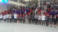 Foto Bersama Pimpinan BNPT RI, Pengurus FKPT Sulut dan mahasiswa peserta Penguatan Kampus Kebangsaan di Unsrat Manado