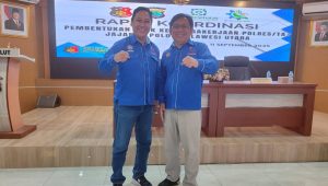 Sekretaris FSP NIBA SPSI Sulut, Johanes George dan Ketua FSP PPMI SPSI Sulut, Aswin D Lumintang, S.Sos