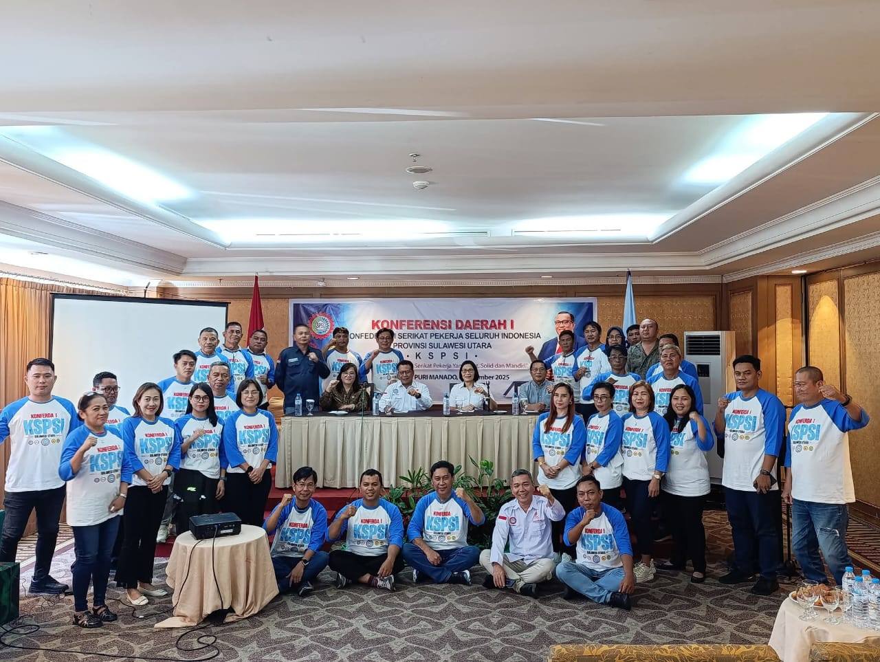 Konferda I DPD KSPSI Sulawesi Utara berlangsung di Hotel Granpuri Manado belum lama ini.