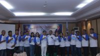 Pengurus Daerah FSP PPMI SPSI Sulawesi Utara saat menghadiri Konferda I KSPSI Sulut