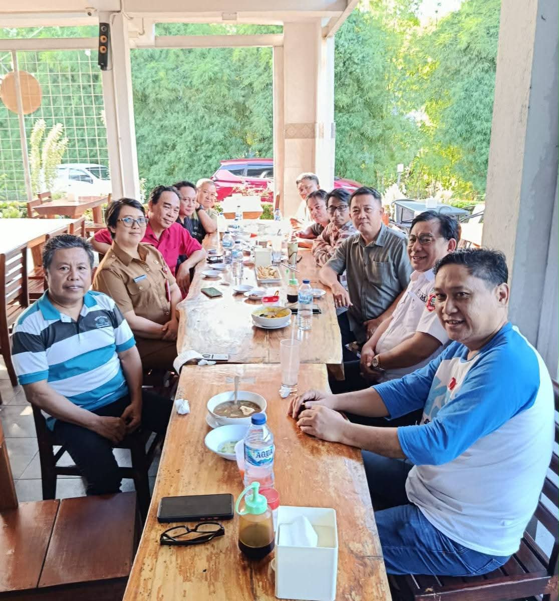 Rapat Panitia HAPSA P/KB Sinode GMIM Seksi Publikasi dan Dokumentasi di Cafe Teras Sparta, Selasa, 21 Aprll 2026