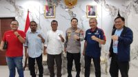 Panitia May Day Sulut 2026 saat menemui Kapolda Sulut, Irjen Pol Dr Roycke Harry Langie, SIK, MH