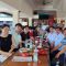 James Karinda dan teman-teman sedang bincang-bincang dengan pemuda GMIM Alfa Omega dan New York-New Jersey, di Rumkop K8 Sario Manado
