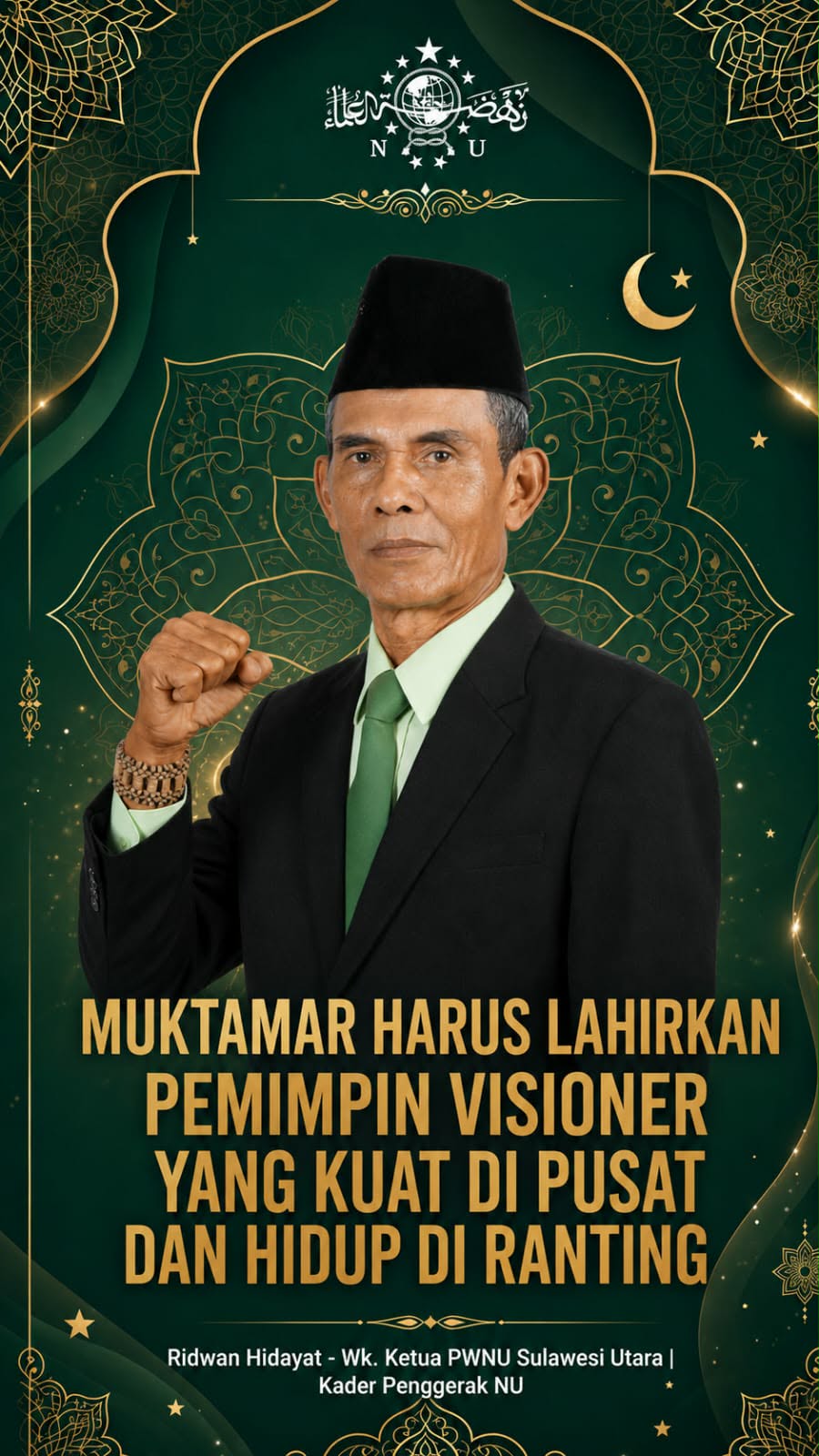 Ridwan Hidayat, Wakil Ketua PWNU Sulut