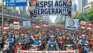 Ilustrasi aksi damai