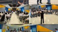EDUKASI - Satgas Wilayah Sulawesi Utara Densus 88 Anti Teror Polri bersama Direktorat Binmas Polda Sulut menggelar edukasi kepada siswa SMA Eben Haezer Manado, Senin (15/9/2026). Kegiatan ini mengangkat tema "Bahaya Radikalisme Daring dan Kekerasan Terhadap Anak".