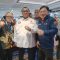 Presiden KSPSI, Andi Gani Nena Wea dan Sekretaris DPD KSPSI AGN Sulut, Aswin Lumintang