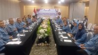 Meiske Monev Ketua Forum Koordinasi Pencegahan Terorisme (FKPT) Kota Manado, Meiske Conny Lantu SE menghadiri kegiatan Monitoring dan Evaluasi FKPT se-Indonesia, Periode Triwulan III Tahun Anggaran 2026 yang diadakan Subdirektorat Penguatan Kapasitas Lembaga dan Literasi Pencegahan, Deputi Bidang Kesiapsiagaan Nasional dan Kontra Radikalisasi BNPT, Selasa-Kamis, 6-8 Oktober 2026, di Hotel Grand Mercure Jakarta Harmoni.