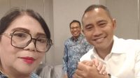 Ketua FKPT Kota Manado, Meiske Conny Lantu bersama Kepala BNPT RI, Komjen Pol (Purn) Eddy Hartono, SIK, MH